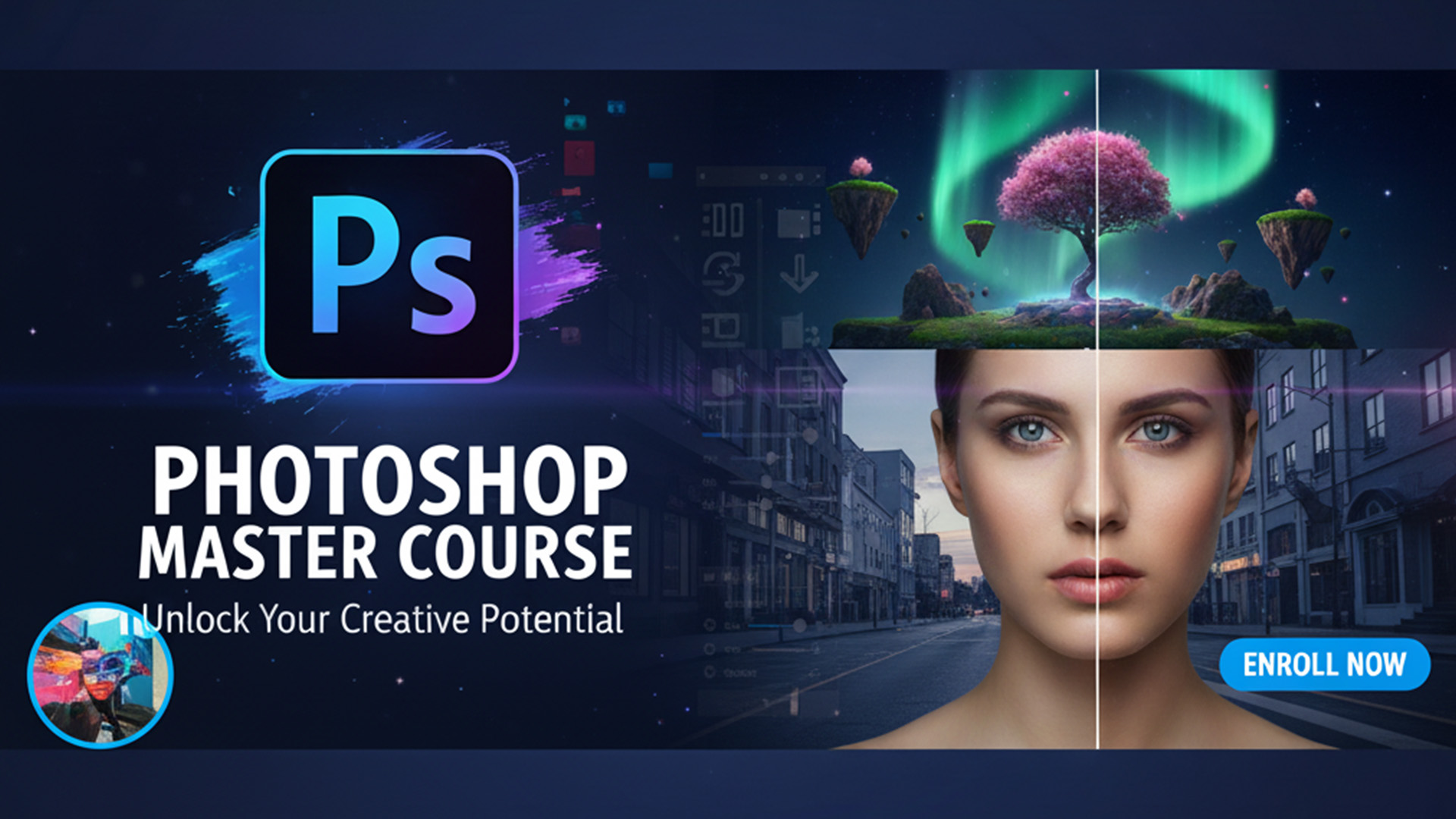 Master Course Pic Photoshop Master Course - https://telugugraphictutorials.in